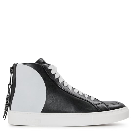 Men's Moschino Court Trainers in Black - Image 1