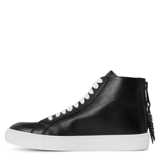 Men's Moschino Court Trainers in Black - Image 2