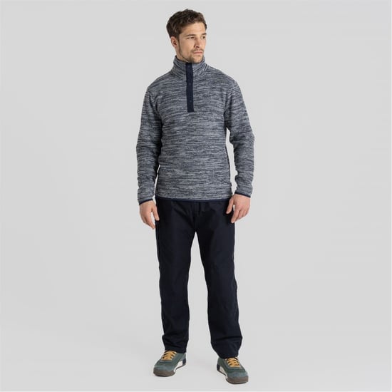 Men's Craghoppers Finnian Fleece in Blue Navy Ml - Image 3