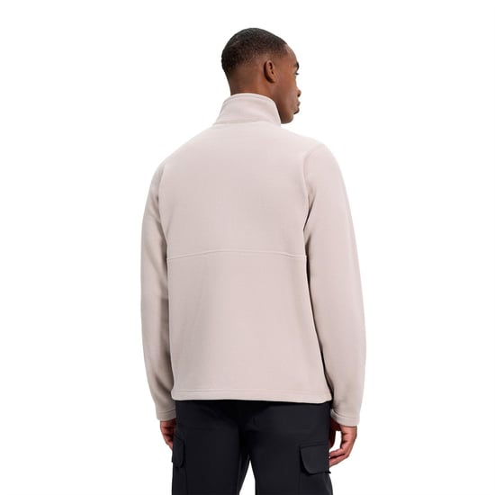 Men's Berghaus Prism Half Zip Polartec Fleece in TAUPE - Image 4