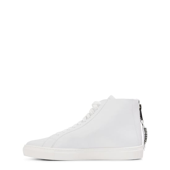 Men's Moschino Court Trainers in White - Image 2