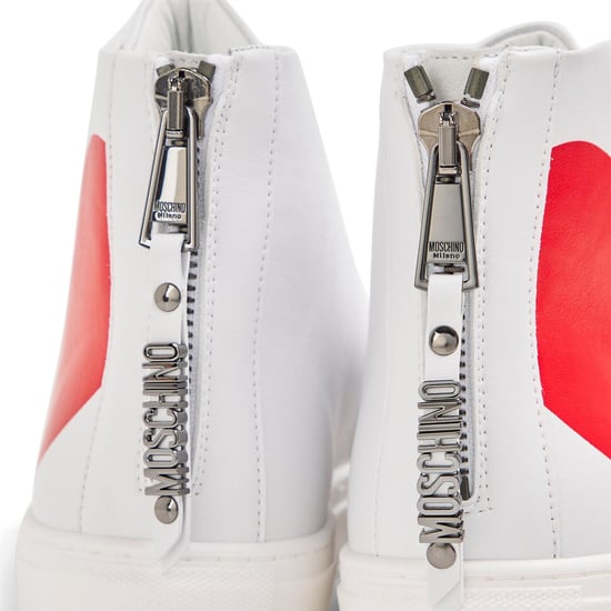 Men's Moschino Court Trainers in White - Image 3