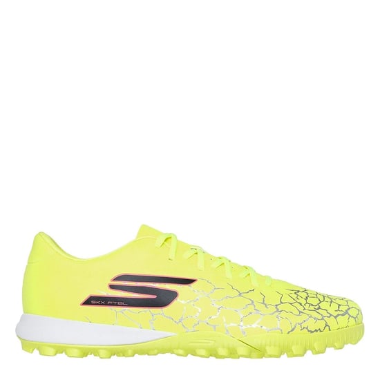 Men's Skechers Skx_01 Gold Astro Turf Football Boots in Yellow/Black - Image 3