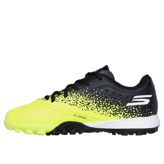 Men's Skechers Razor Gold Astro Turf Football Boot in Yellow/Black - Image 2