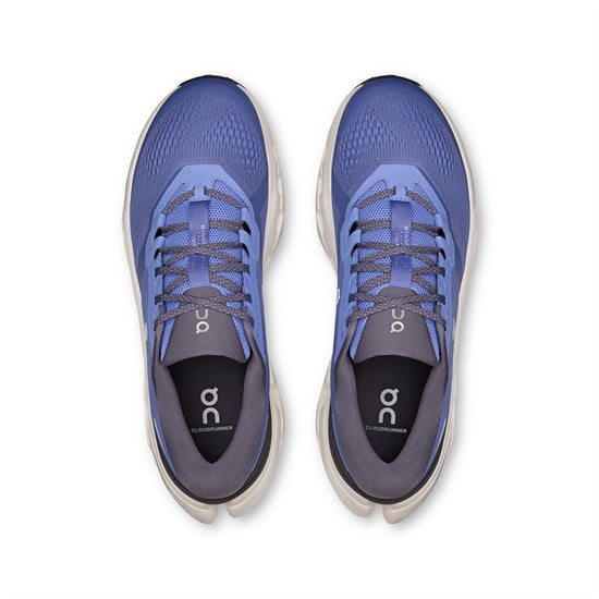 Men's On Cloudrunner 3 Road Running Shoes in Sailor/Ivory - Image 4