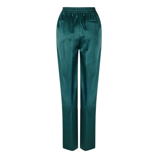 Women's Ted Baker Open Hem Fleece Joggers in Dk-Green - Image 2