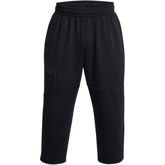 Men's Under Armour Fleece Solid Patterned Baggy Sweatpants in Black - Image 1