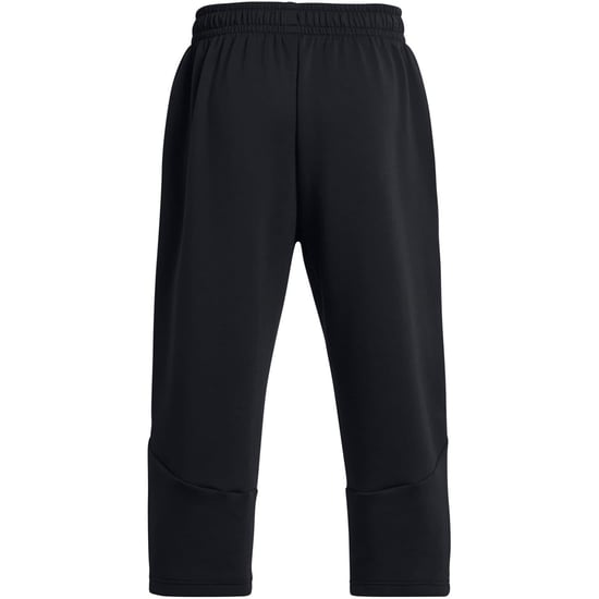 Men's Under Armour Fleece Solid Patterned Baggy Sweatpants in Black - Image 2
