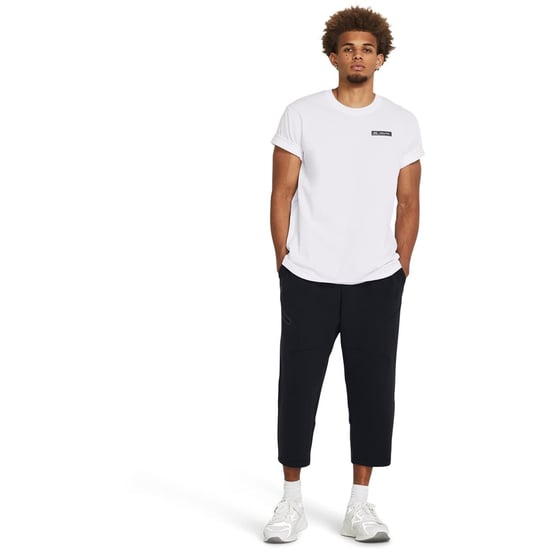 Men's Under Armour Fleece Solid Patterned Baggy Sweatpants in Black - Image 6