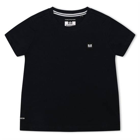 Boys Weekend Offender Kingston Crew Neck Short Sleeve T-Shirt in Navy - Image 1