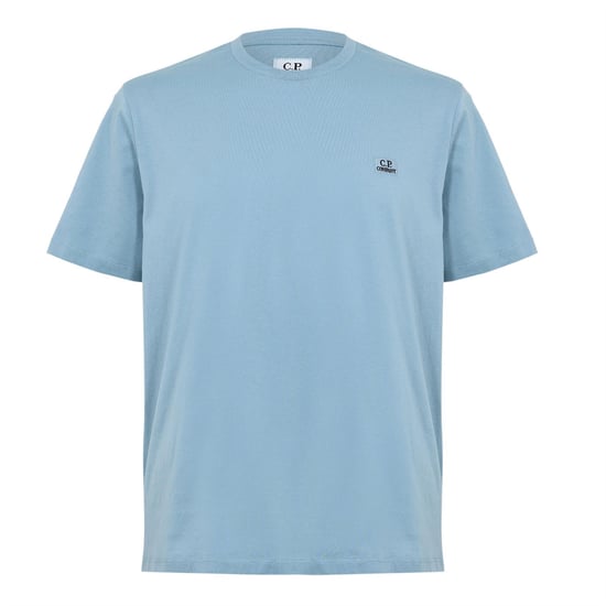 Men's C.P. Company 30 1 Jersey T-Shirt in Silver Blue 809 - Image 1