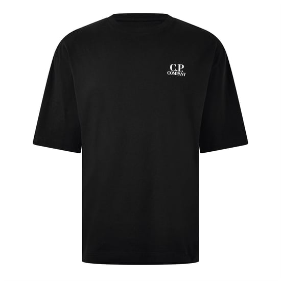 Men's C.P. Company T-Shirt in Black 999 - Image 1