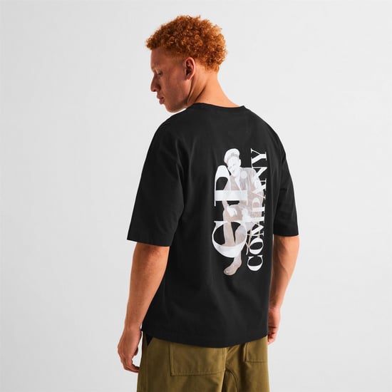 Men's C.P. Company T-Shirt in Black 999 - Image 4