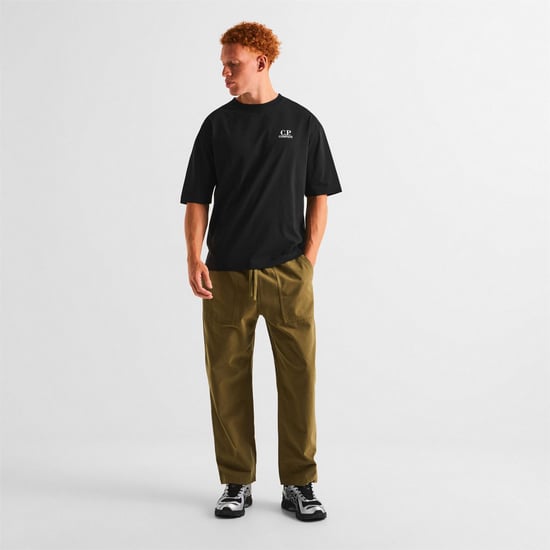 Men's C.P. Company T-Shirt in Black 999 - Image 6