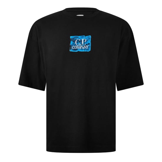 Men's C.P. Company T-Shirt in Black 999 - Image 1