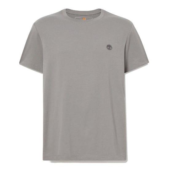 Men's Timberland Oyster River Logo T- Shirt in Gray Flannel - Image 1