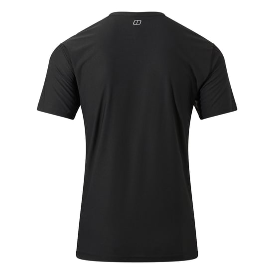 Men's Berghaus 24 7 Tech Crew T-Shirt in BLACK/BLACK - Image 2