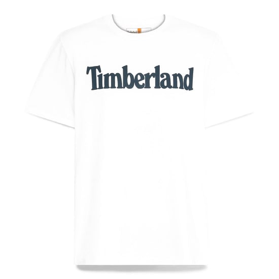 Men's Timberland Northwood Wordmark Logo T-Shirt in White - Image 2