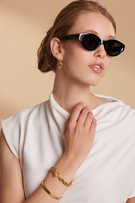 Isabella Ford BLACK Sunglasses - Image 4