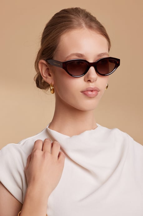 Isabella Ford BROWN Sunglasses - Image 4