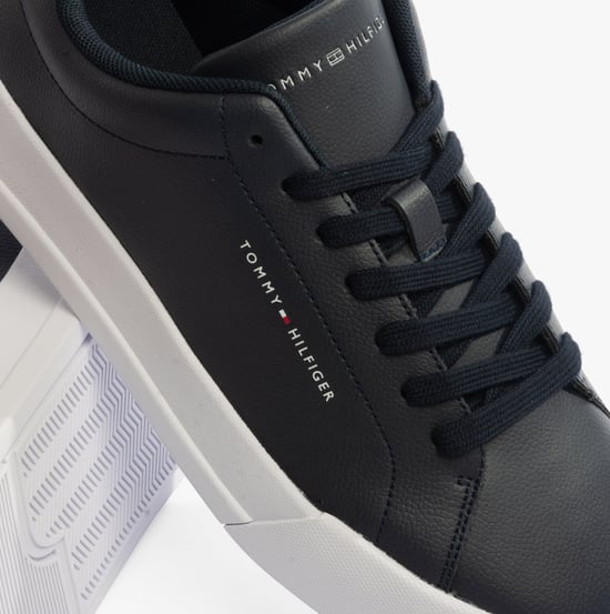 Tommy Hilfiger LOGO COURT Herrskor Ökenblå - Image 4