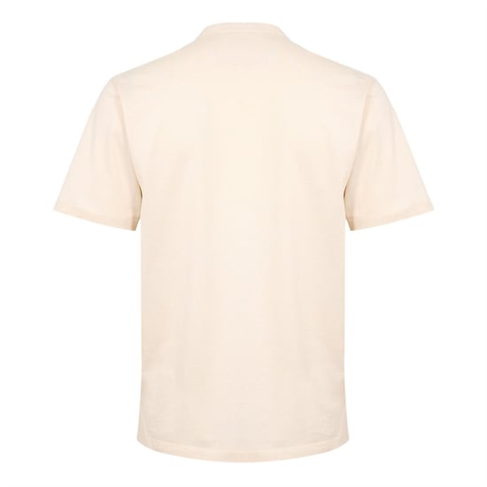 Men's C.P. Company Block Logo Regular Fit T-Shirt in Frozen Dew 114 - Image 2