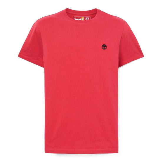 Men's Timberland Oyster River Logo T- Shirt in Americanbeauty - Image 1