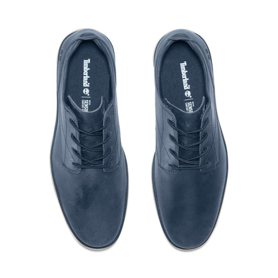 Men's Timberland Bradstreet Low Top Lace Up Sneakers in Navy - Image 2