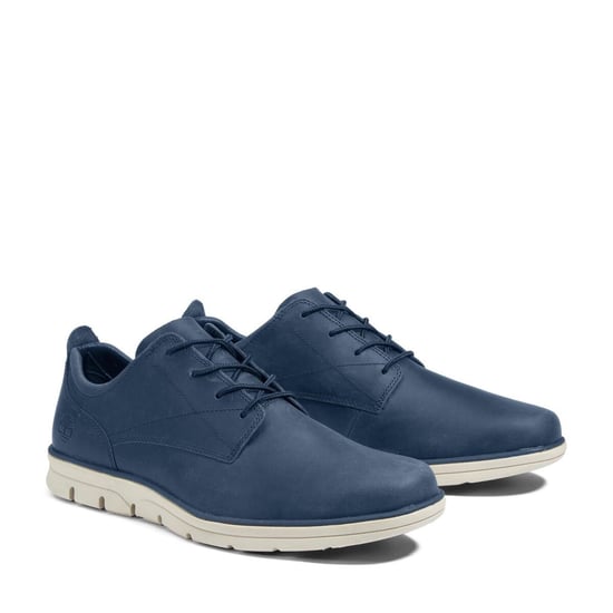 Men's Timberland Bradstreet Low Top Lace Up Sneakers in Navy - Image 4