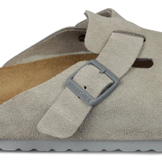 Men's Birkenstock Boston Clogs in Stone Coin - Image 4