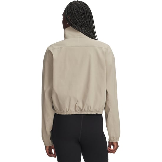 Women's Under Armour Unstoppable Performance Tracksuit Top in Brown - Image 2