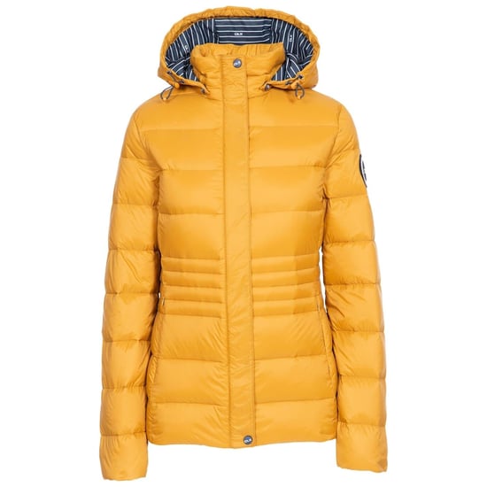 Women's DLX Hayling Horizontal Stripe Down Jacket in Sandstone - Image 2