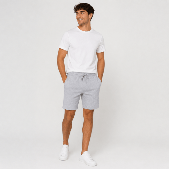 Cappuccino Italia Shorts Jogging Short Grey Grey - Image 2