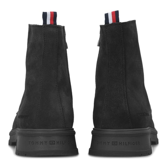 Tommy Hilfiger Veterschoenen Veterboot Suede Zwart - Image 5