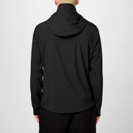 Men's C.P. Company Goggle Softshell Jacket in Black 999 - Image 4