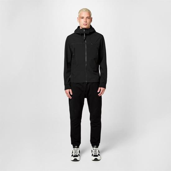 Men's C.P. Company Goggle Softshell Jacket in Black 999 - Image 6