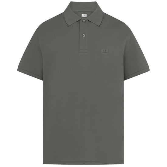 Men's C.P. Company Polo Shirt in Shadow Grey 937 - Image 1