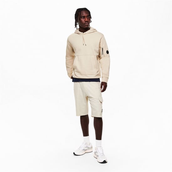 Men's C.P. Company Micro Lens Over The Head Hoodie in Frozen Dew 114 - Image 6