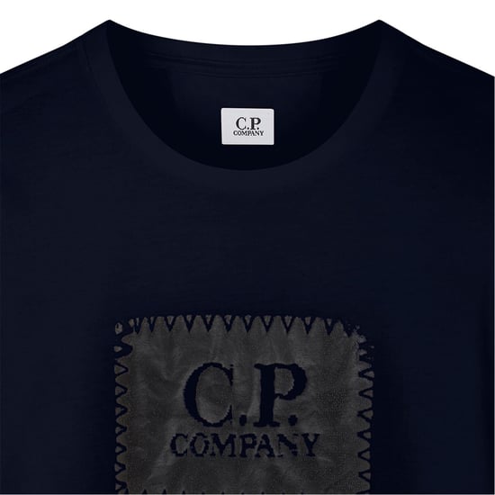 Men's C.P. Company Sleeve Top in Total Eclip 888 - Image 3
