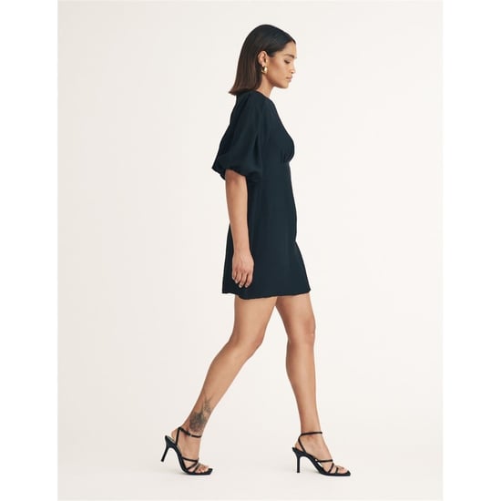Women's Nobodys Child Hannah Boat Neck Mini Dress in Black - Image 2