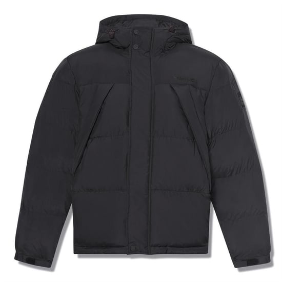 Men's Timberland Hooded Water Repellent Puffer Jacket in Black - Image 5