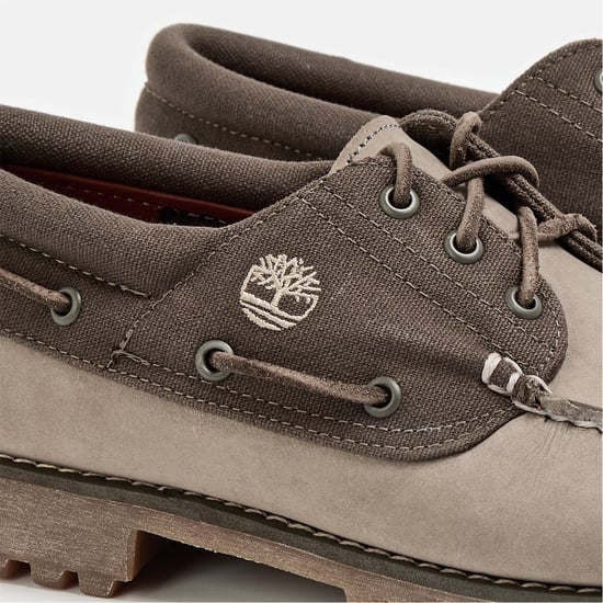 Men's Timberland Authentic Boat Shoe in Olive NB - Image 4