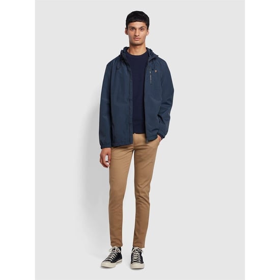 Men's Farah Jumper in True Navy - Image 2