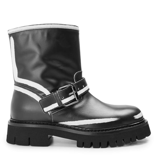 Men's Moschino Biker Boots in Black - Image 1