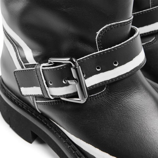 Men's Moschino Biker Boots in Black - Image 3
