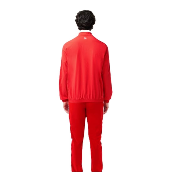 Men's Lacoste Long Sleeve Sweatshirt Athletic Tracksuit in Redcurrant Bush - Image 2