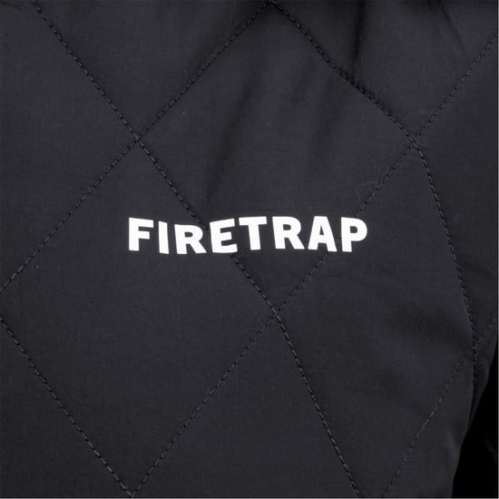 Women's Firetrap Quilted Jacket in Black - Image 5