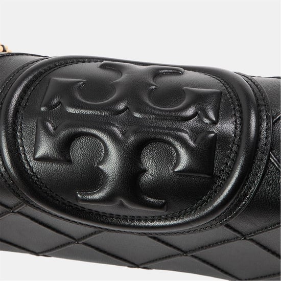 Accessories Tory Burch Rectangle Shoulder Bag with Chain in Black - Image 3