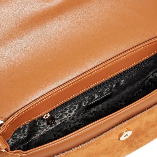 Accessories Dune Lo Delsees Rectangle Shape Baguette Gold-Tone Hardware in Tan - Image 4