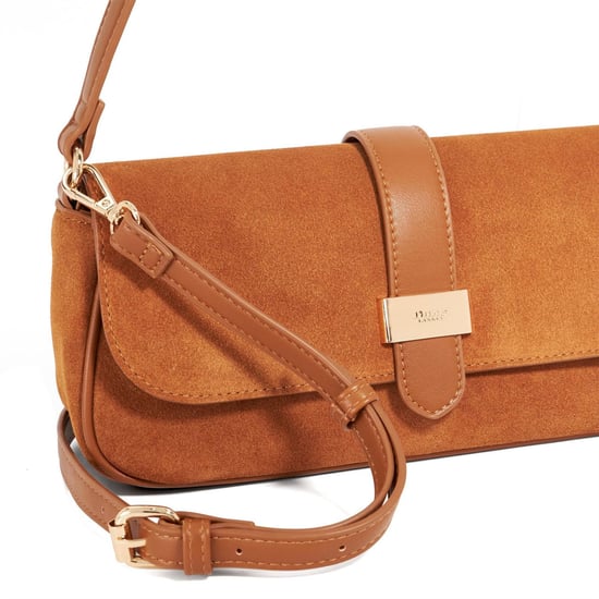 Accessories Dune Lo Delsees Rectangle Shape Baguette Gold-Tone Hardware in Tan - Image 5